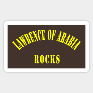 Lawrence of Arabia Rocks Magnet